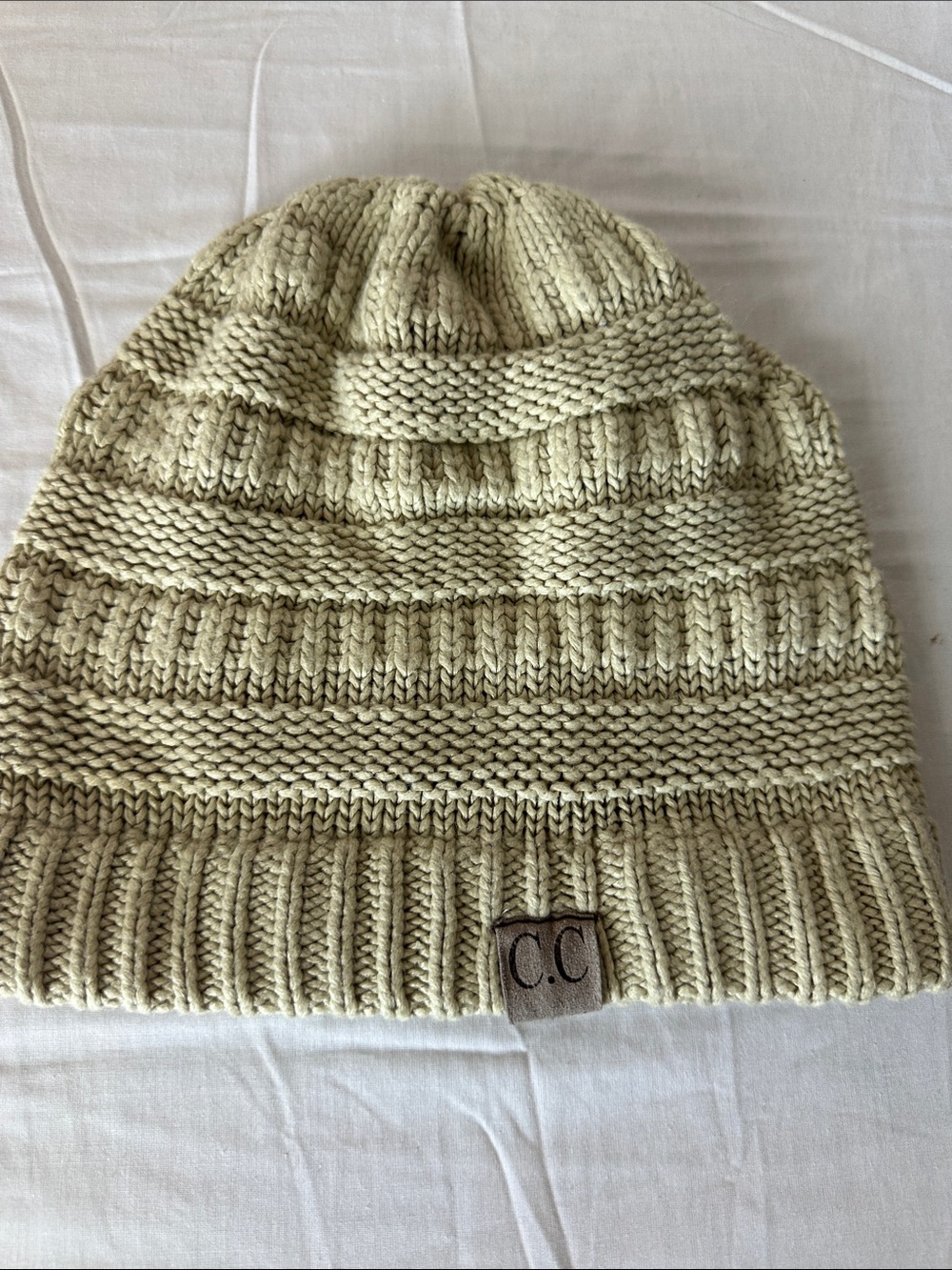 C.C Knit Beanie in Green